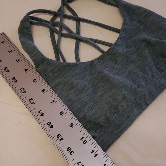 VICTORIA'S SECRET Blue Racerback Sports Bra Activewear Gym Style Fitness Fashion - Picture 5 of 6